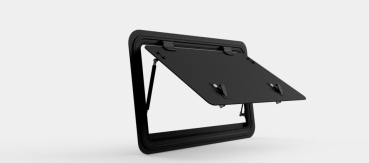 Preview: Explore Glazing Seitenklappfenster für Mercedes-Benz G W 460-461, 805 x 480 mm, dunkel-grau